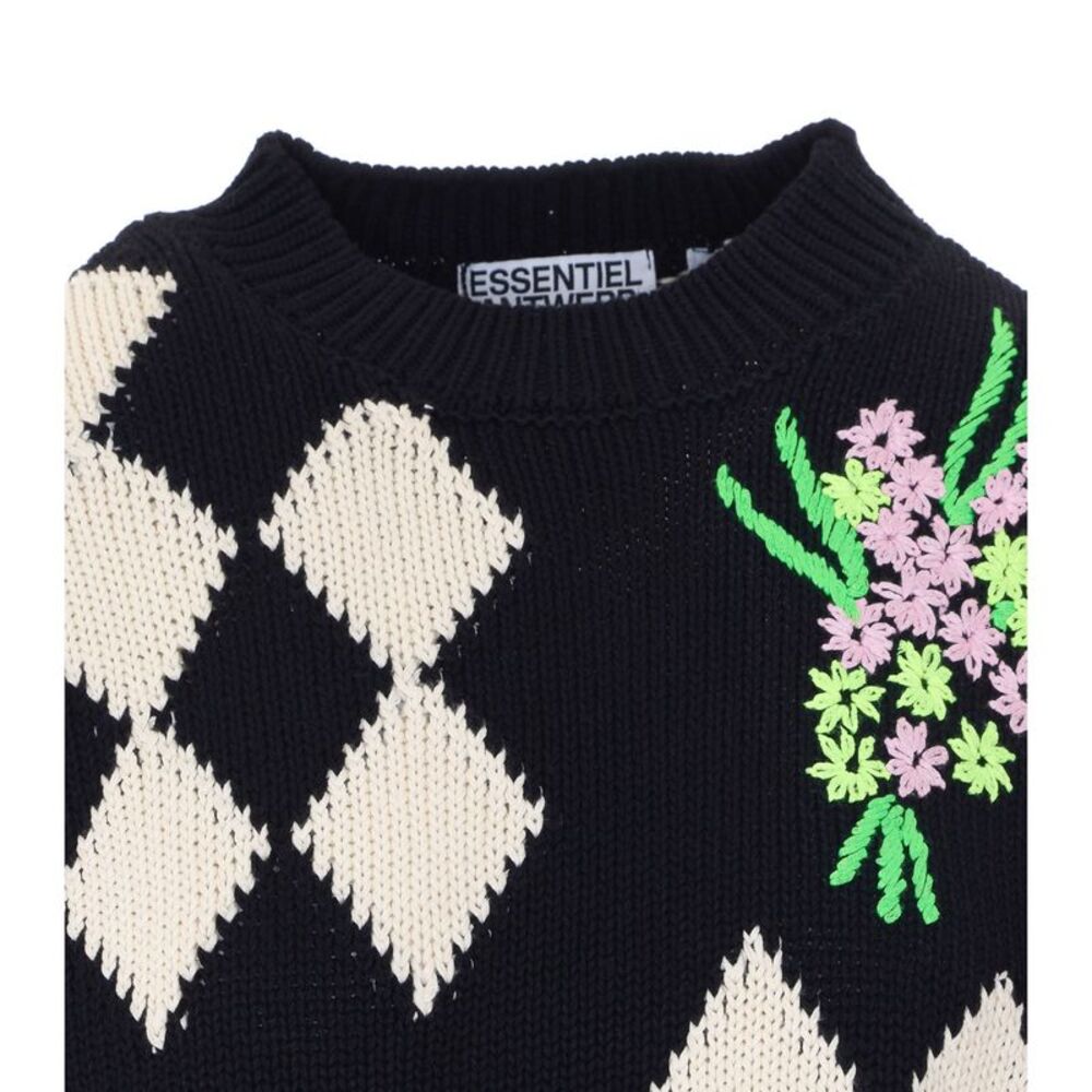 Essentiel Antwerp Women Jactori Jacquard Oversized Knit Sweater - Picture 4 of 4